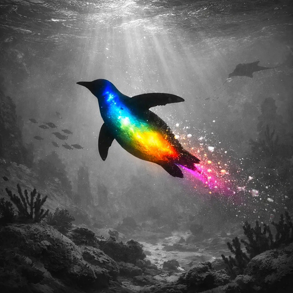 Ein Pinguin und eine Blockflöte